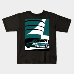 Merc 190E Evo II (Green) Kids T-Shirt